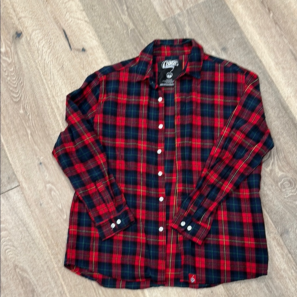 Cake Red and Black Plaid flannel